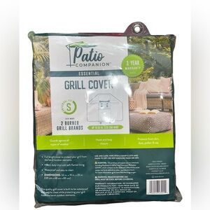 PATIO COMPANION| NWT Up To 53in Essential Grill Cover in Green